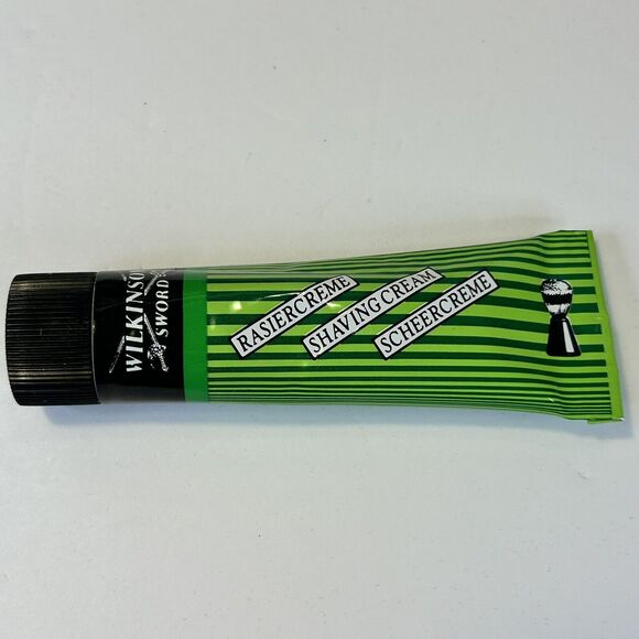 NEW Vintage American Airlines Travel Razor Wilkinson Sword Shaving Cream & Pouch - Picture 4 of 6